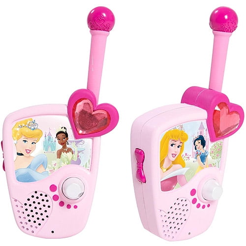 Disney Princess Pink Walkie Talkie Two-way Radio Set of 2 Age 3 Kids Toy for sale online